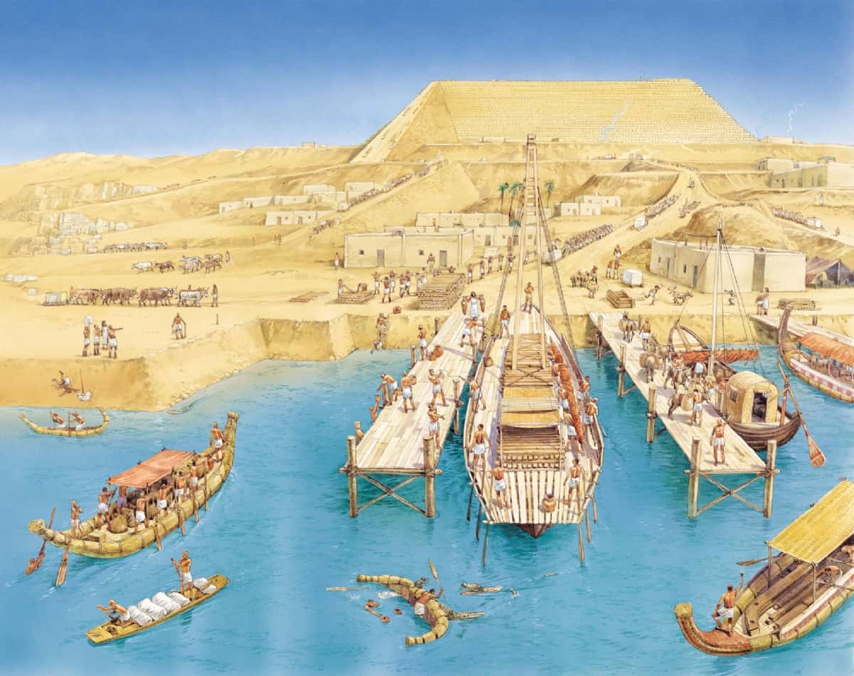 Пирамиды на ниле. Древняя цивилизация древнего Египта. Египет до нашей эры.