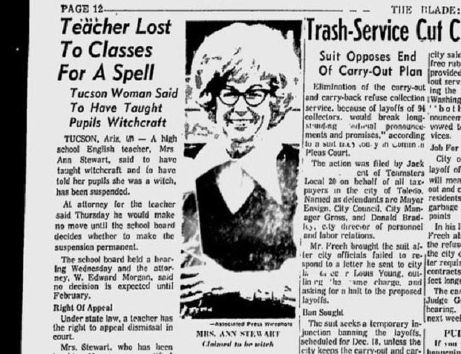 The 1970s Witchcraft Trial and Other Oddities in Witch History